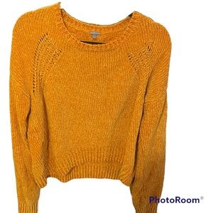 Chenille sweater top